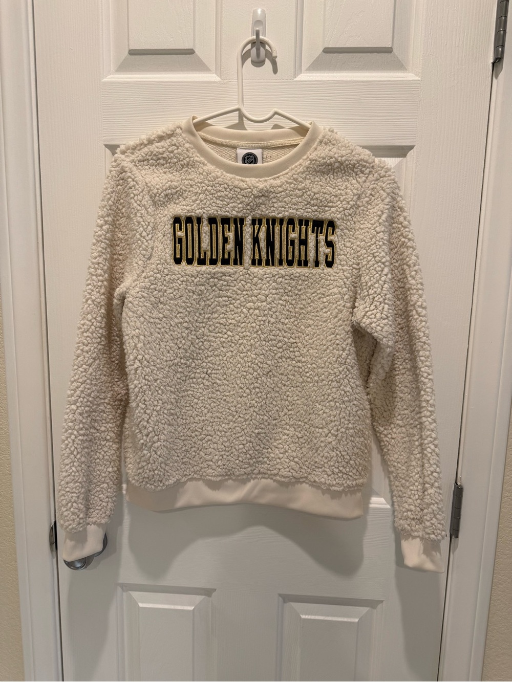 NHL Golden Knights Cream Teddy Jacket
